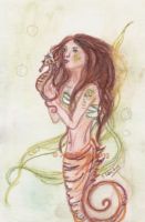 mermaid with a seahorse tail